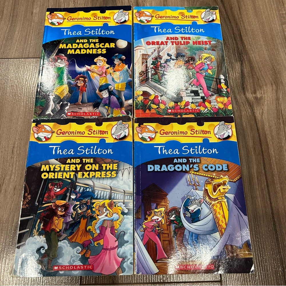 4 Geronimo Stilton Thea Stilton Paperback Books